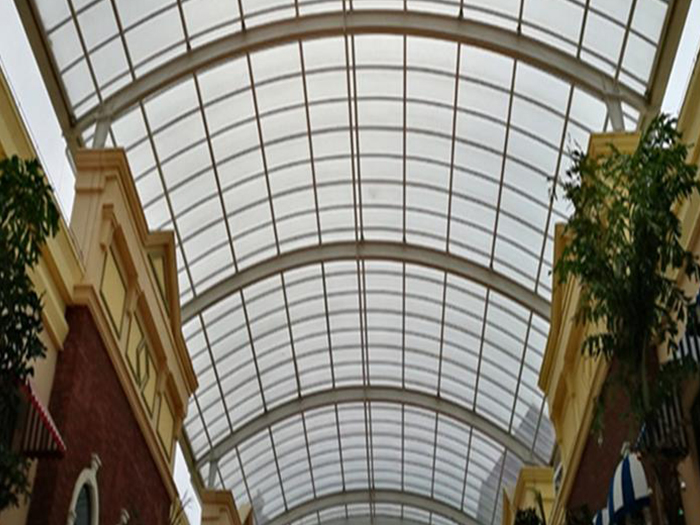 调兵山屋面网架顶棚吊装方案